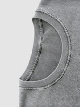 Load image into Gallery viewer, Short Sleeve T-Shirt Vintage Wash Tee Black Teeth Graphic Print