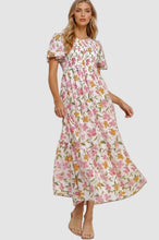 Load image into Gallery viewer, Petal Waltz Smocked Tiered Maxi Dress