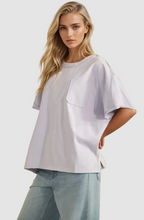 Load image into Gallery viewer, BUTTERFLY DREAMS OVERSIZED POCKET FRONT T-SHIRT