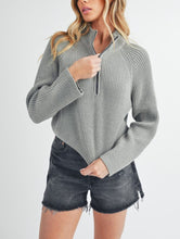 Load image into Gallery viewer, Debbie Half-Zip Sweater