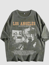 Load image into Gallery viewer, EWH Oversized Graphic Tshirts Vintage Tees Streetwear Baggy Cotton Shirts