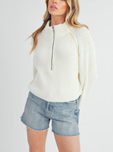 Load image into Gallery viewer, Debbie Half-Zip Sweater