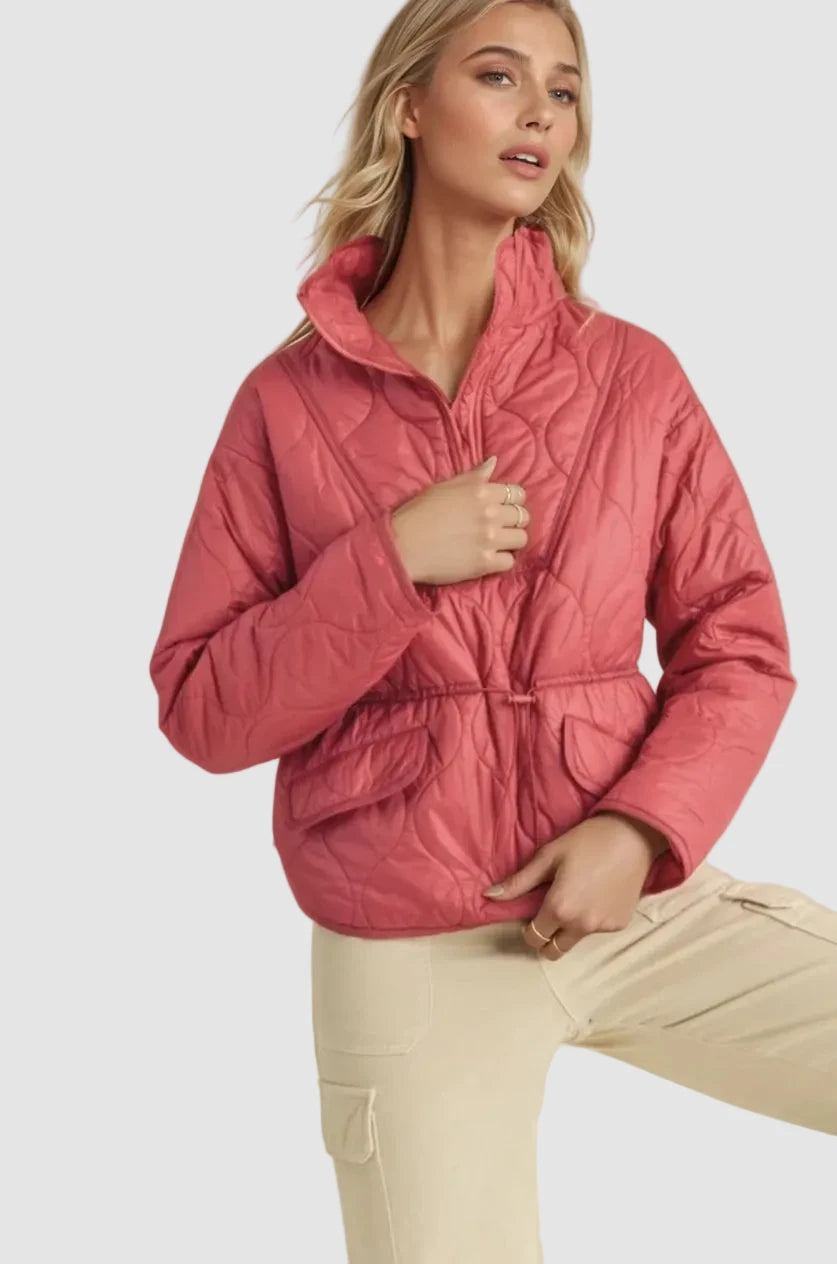 Quilted Puffer Pullover