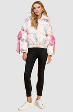 Load image into Gallery viewer, Floral Puffer Jacket