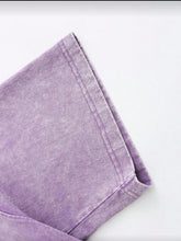 Load image into Gallery viewer, Black Cat Floral Pattern, Interesting Print, Vintage Washed Cotton T-SHIRTS