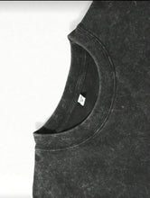 Load image into Gallery viewer, Black Cat Floral Pattern, Interesting Print, Vintage Washed Cotton T-SHIRTS