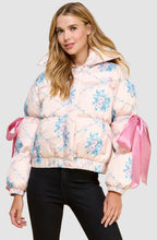 Load image into Gallery viewer, Floral Puffer Jacket