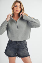 Load image into Gallery viewer, Debbie Half-Zip Sweater