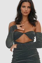 Load image into Gallery viewer, Short and black color elegant Party dress
