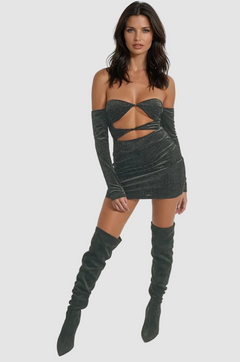 Short and black color elegant Party dress