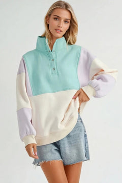 Glo Colorblock Pullover
