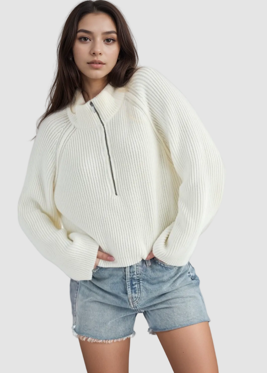Debbie Half-Zip Sweater
