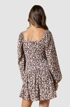 Load image into Gallery viewer, Evelyn Square Neck Corset Detail Mini Dress
