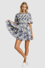 Load image into Gallery viewer, Floral Print Embroided Mini Dress
