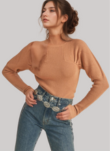 Load image into Gallery viewer, RIBBED MOCK NECK SWEATER
