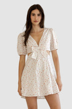 Load image into Gallery viewer, Floral Bow Mini Dress
