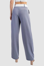 Load image into Gallery viewer, TAILORED PLEATED WOVEN PANTS WAISTBAND
