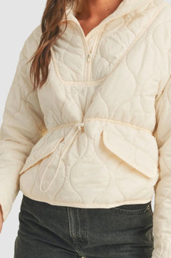 Quilted Puffer Pullover