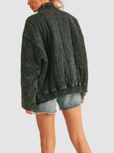 Load image into Gallery viewer, perfect quilted washed oversized Dixie jacket
