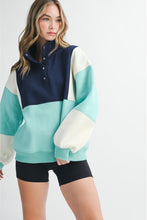 Load image into Gallery viewer, Glo Colorblock Pullover
