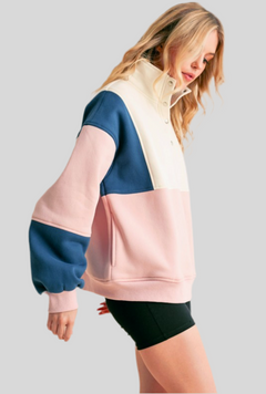 Glo Colorblock Pullover