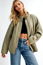 Load image into Gallery viewer, perfect quilted washed oversized Dixie jacket

