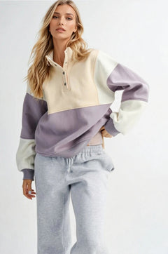 Glo Colorblock Pullover