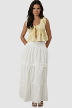 Load image into Gallery viewer, PLEATED DETAIL TIRED MAXI SKIRT
