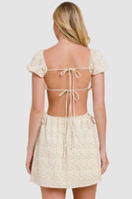 Load image into Gallery viewer, Backless Woven Floral Dress
