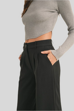 Load image into Gallery viewer, Ribbed Mock Neck Crop Sweater – Long Sleeve Knit Top for Women
