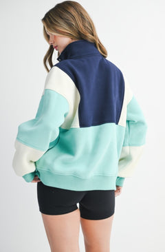 Glo Colorblock Pullover