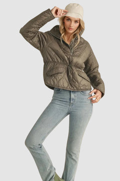 Quilted Puffer Pullover