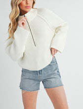 Load image into Gallery viewer, Debbie Half-Zip Sweater
