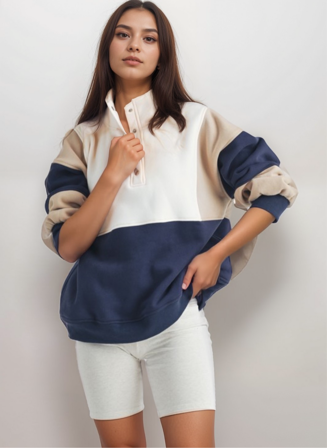 Glo Colorblock Pullover