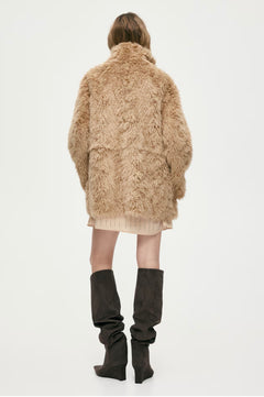 STAND-UP COLLAR COAT