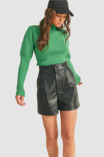 Load image into Gallery viewer, RIBBED MOCK NECK SWEATER
