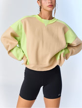 Load image into Gallery viewer, Olivia Contrast Pullover w/ Asymmetrical Hemline
