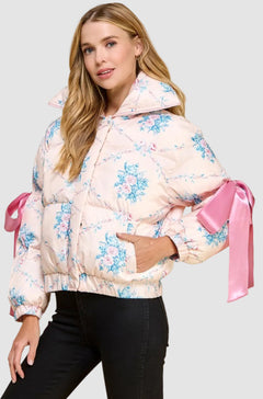 Floral Puffer Jacket