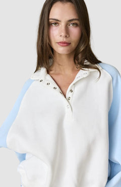 Piper Snap Button Collared Sweater