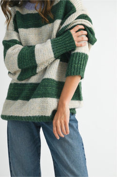 Oversized Striped Sweater