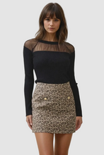 Load image into Gallery viewer, LEOPARD MINI SKIRT
