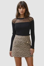 Load image into Gallery viewer, LEOPARD MINI SKIRT
