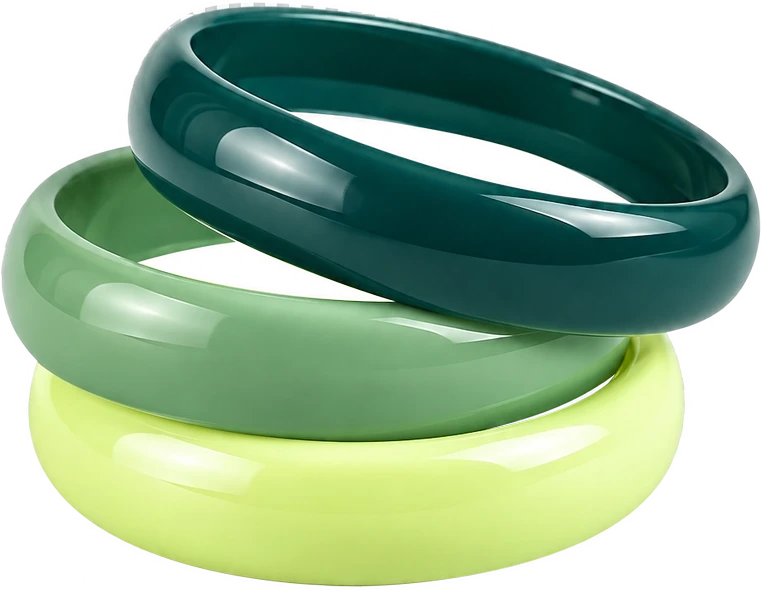 Colour stack bangles