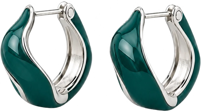 Everyday enamel hoops